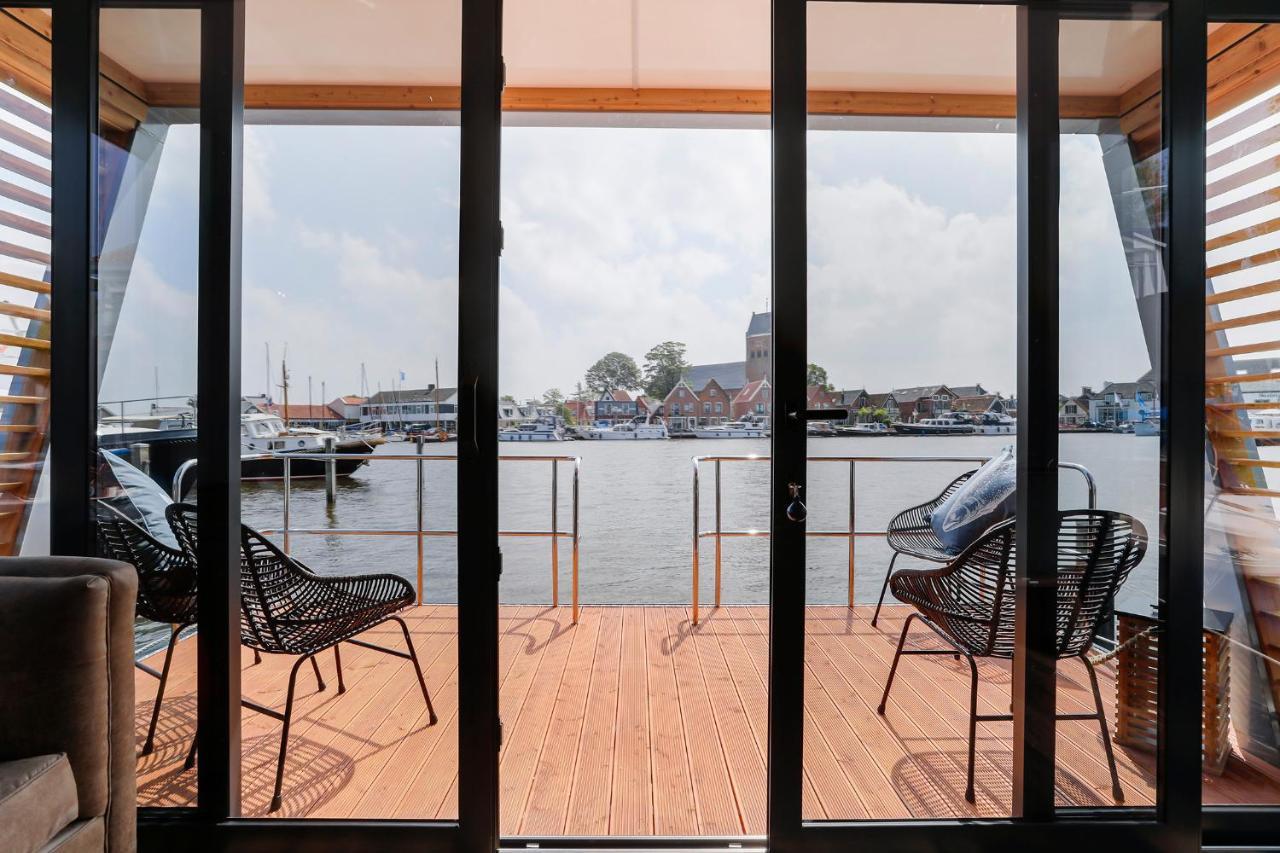 Luxe Houseboat Skoft Grou Exterior foto