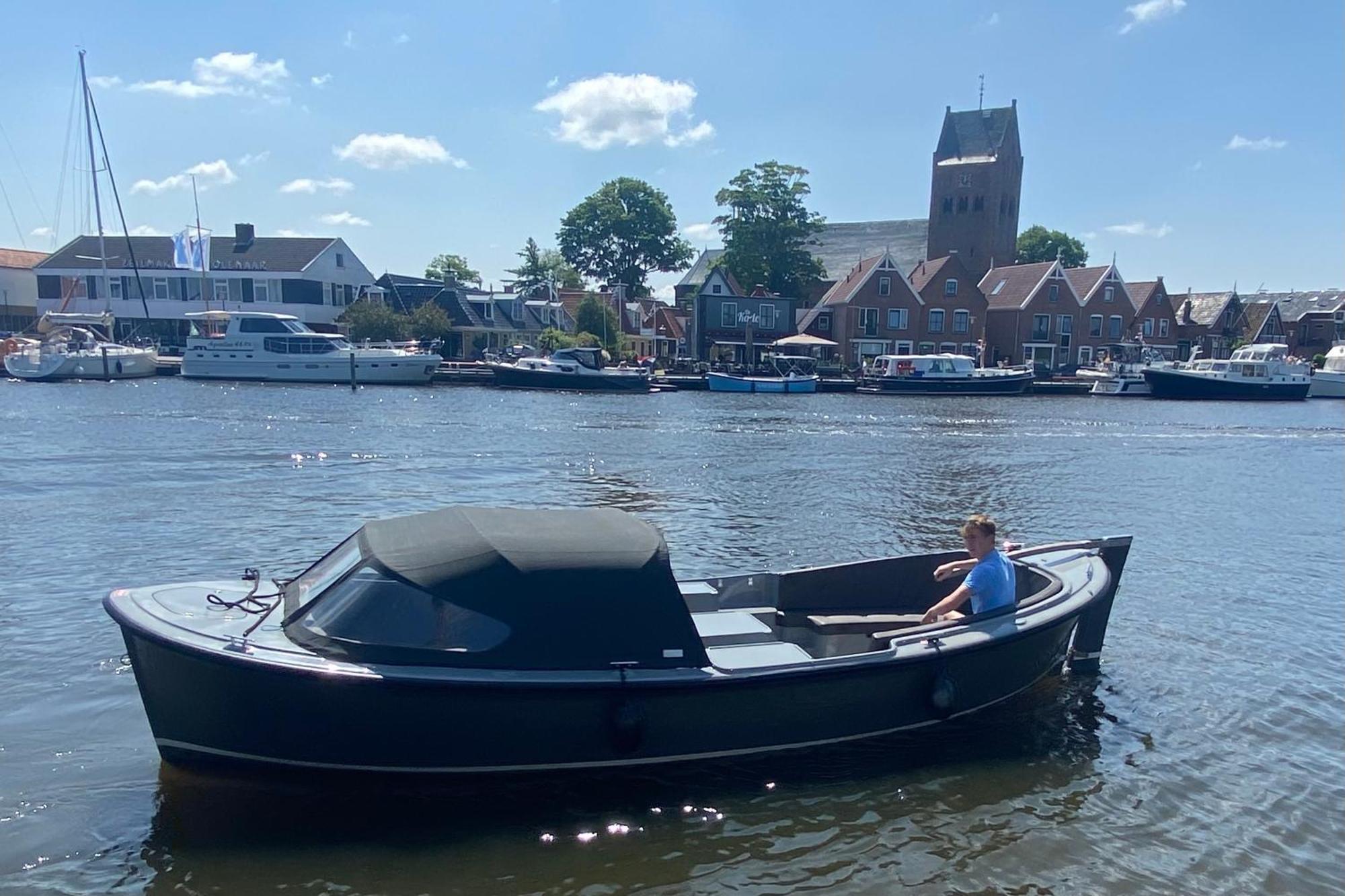 Luxe Houseboat Skoft Grou Exterior foto